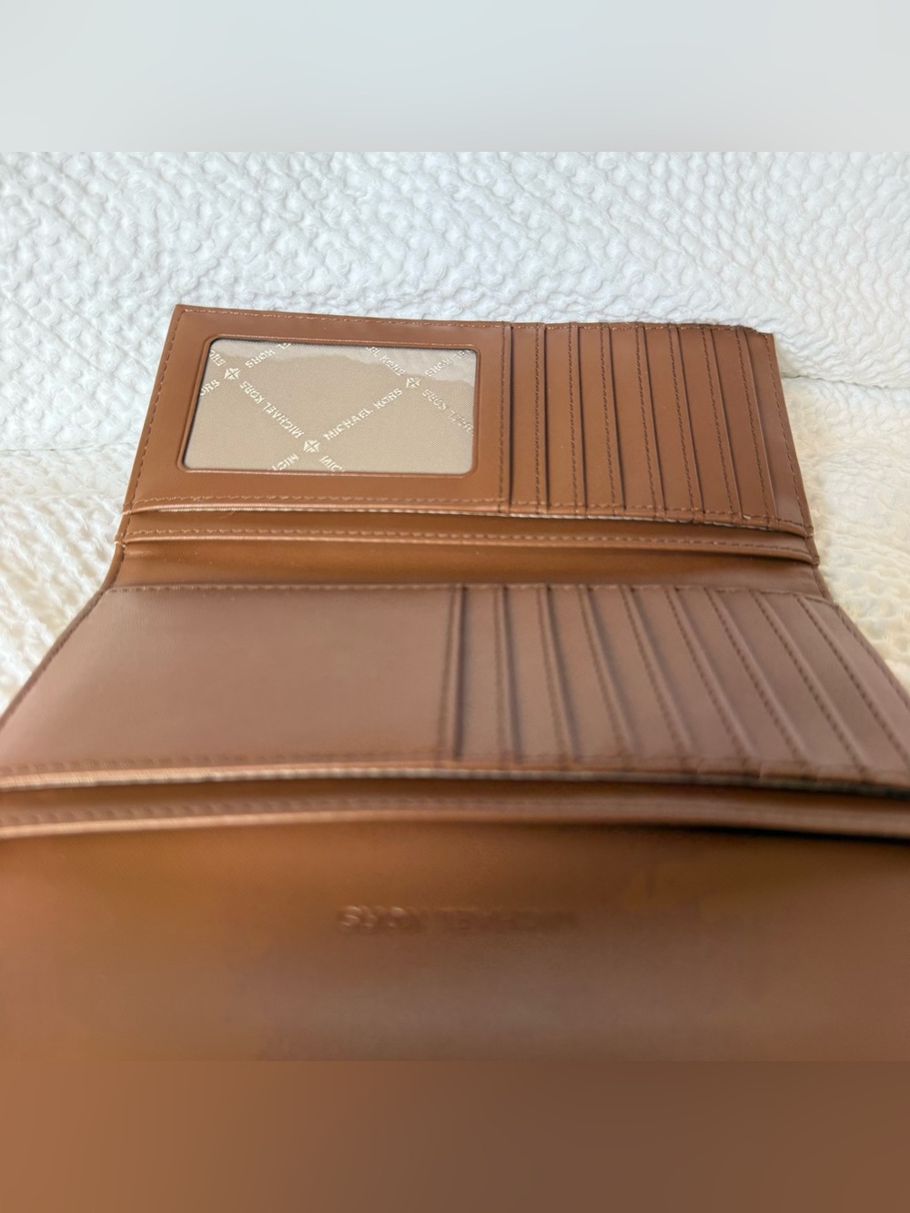 Michael Kors Logo Trifold Wallet - Picture 7 of 9